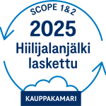 Hiilijalanjälki laskettu -merkki