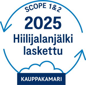 Hiilijalanjälki laskettu -merkki